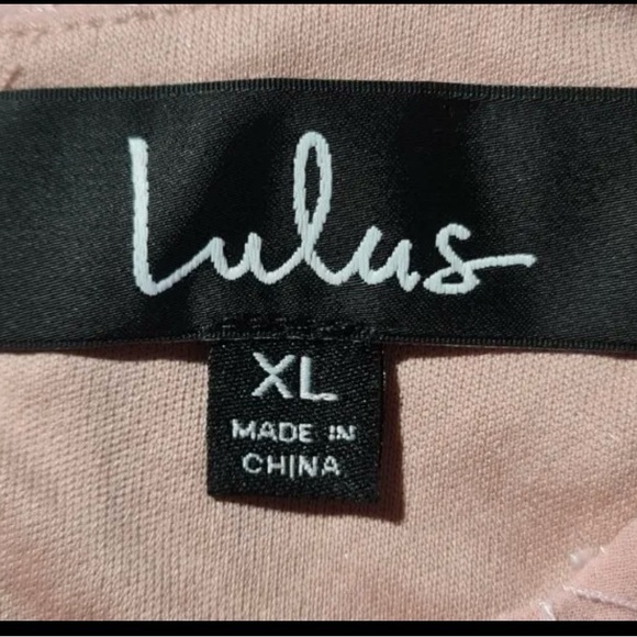 Lulu’s pink XL minidress - Picture 4 of 5